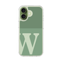スリムプロテクションケース［ オリジナル - initial two tone - W green ］