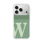 スリムプロテクションケース［ オリジナル - initial two tone - W green ］
