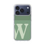 スリムプロテクションケース［ オリジナル - initial two tone - W green ］