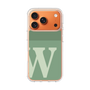 スリムプロテクションケース［ オリジナル - initial two tone - W green ］