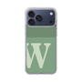 スリムプロテクションケース［ オリジナル - initial two tone - W green ］