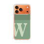 スリムプロテクションケース［ オリジナル - initial two tone - W green ］