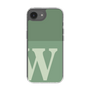 スリムプロテクションケース［ オリジナル - initial two tone - W green ］