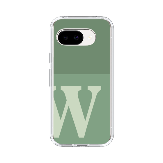 スリムプロテクションケース［ オリジナル - initial two tone - W green ］