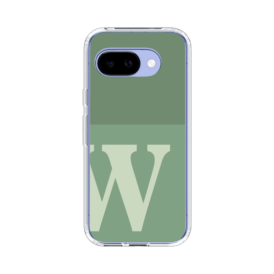 スリムプロテクションケース［ オリジナル - initial two tone - W green ］