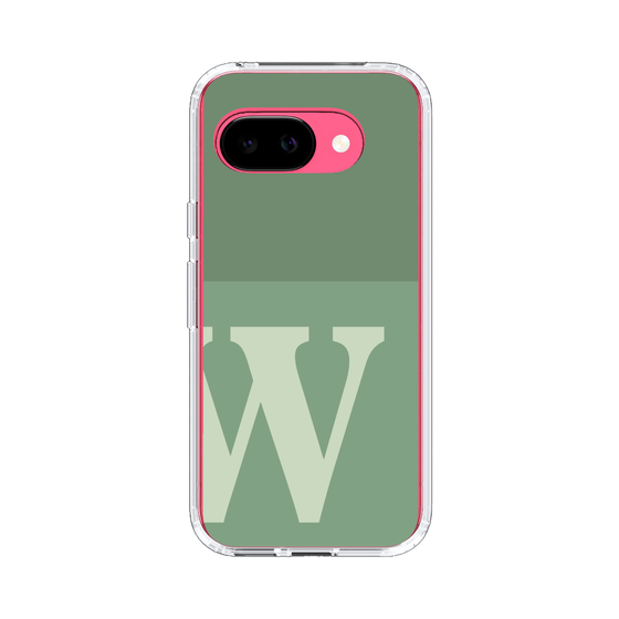 スリムプロテクションケース［ オリジナル - initial two tone - W green ］