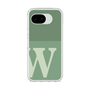 スリムプロテクションケース［ オリジナル - initial two tone - W green ］