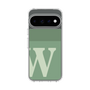 スリムプロテクションケース［ オリジナル - initial two tone - W green ］