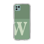 スリムプロテクションケース［ オリジナル - initial two tone - W green ］