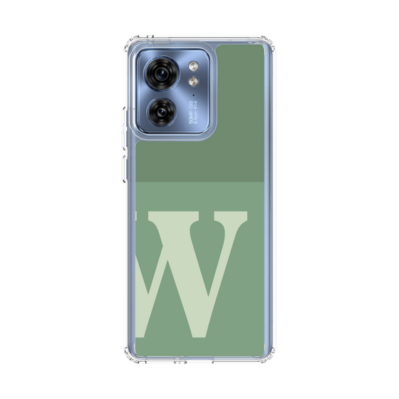スリムプロテクションケース［ オリジナル - initial two tone - W green ］