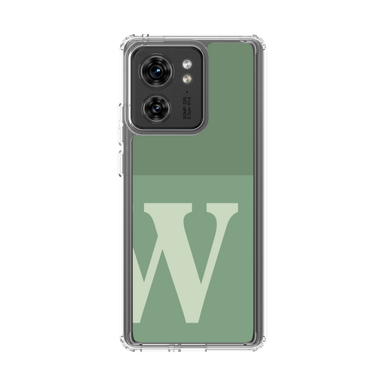 スリムプロテクションケース［ オリジナル - initial two tone - W green ］