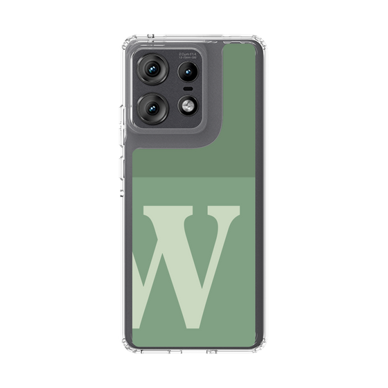 スリムプロテクションケース［ オリジナル - initial two tone - W green ］