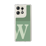 スリムプロテクションケース［ オリジナル - initial two tone - W green ］