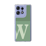 スリムプロテクションケース［ オリジナル - initial two tone - W green ］
