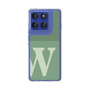 スリムプロテクションケース［ オリジナル - initial two tone - W green ］