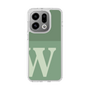 スリムプロテクションケース［ オリジナル - initial two tone - W green ］