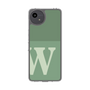 スリムプロテクションケース［ オリジナル - initial two tone - W green ］