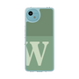 スリムプロテクションケース［ オリジナル - initial two tone - W green ］