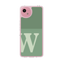 スリムプロテクションケース［ オリジナル - initial two tone - W green ］