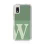 スリムプロテクションケース［ オリジナル - initial two tone - W green ］