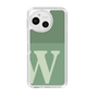 スリムプロテクションケース［ オリジナル - initial two tone - W green ］