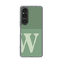 スリムプロテクションケース［ オリジナル - initial two tone - W green ］