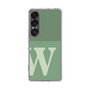 スリムプロテクションケース［ オリジナル - initial two tone - W green ］