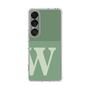 スリムプロテクションケース［ オリジナル - initial two tone - W green ］