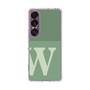 スリムプロテクションケース［ オリジナル - initial two tone - W green ］