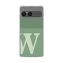 スリムプロテクションケース［ オリジナル - initial two tone - W green ］