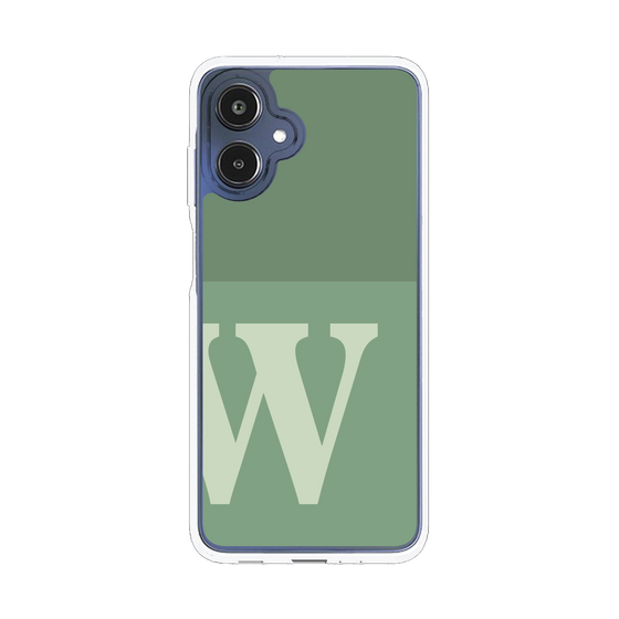 スリムプロテクションケース［ オリジナル - initial two tone - W green ］