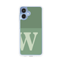 スリムプロテクションケース［ オリジナル - initial two tone - W green ］