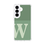 スリムプロテクションケース［ オリジナル - initial two tone - W green ］