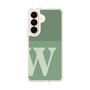スリムプロテクションケース［ オリジナル - initial two tone - W green ］