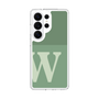 スリムプロテクションケース［ オリジナル - initial two tone - W green ］