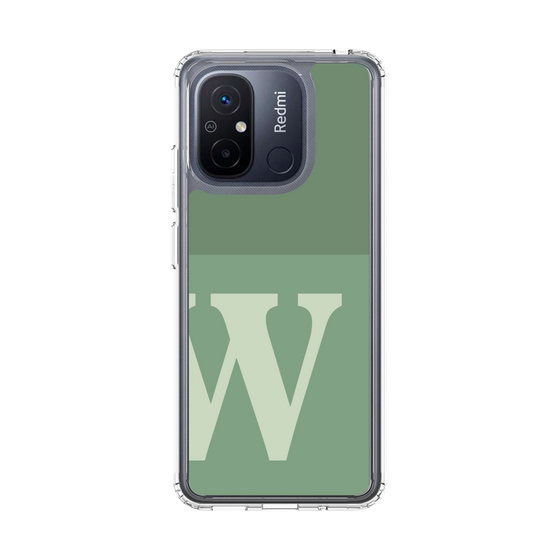 スリムプロテクションケース［ オリジナル - initial two tone - W green ］