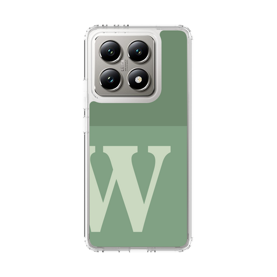 スリムプロテクションケース［ オリジナル - initial two tone - W green ］