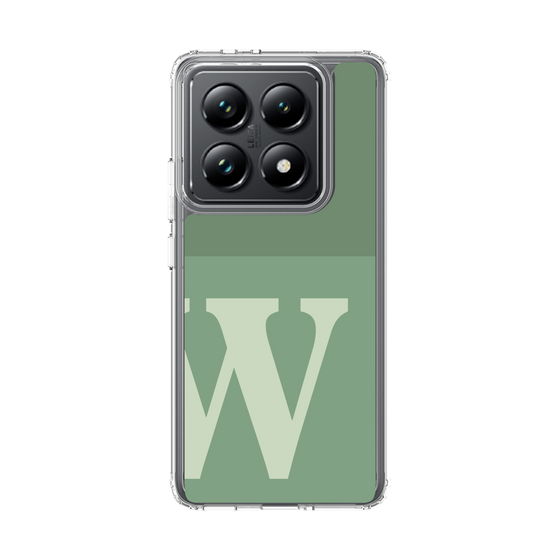 スリムプロテクションケース［ オリジナル - initial two tone - W green ］