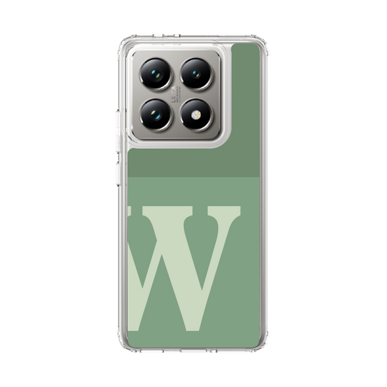 スリムプロテクションケース［ オリジナル - initial two tone - W green ］