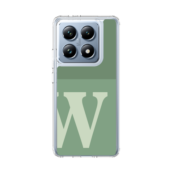 スリムプロテクションケース［ オリジナル - initial two tone - W green ］