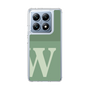 スリムプロテクションケース［ オリジナル - initial two tone - W green ］