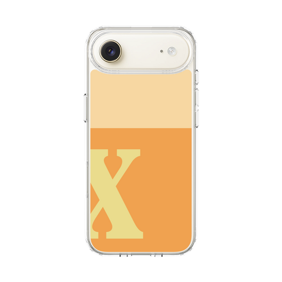 スリムプロテクションケース［ オリジナル - initial two tone - X orange ］