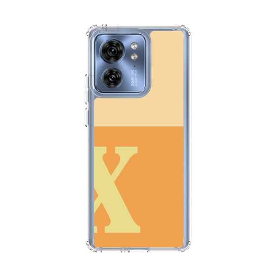 スリムプロテクションケース［ オリジナル - initial two tone - X orange ］