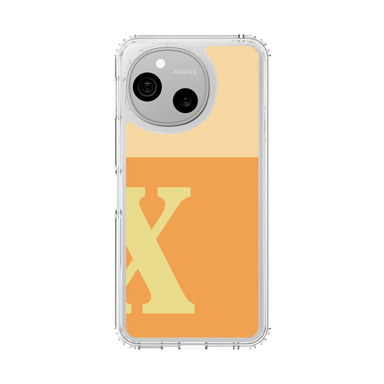 スリムプロテクションケース［ オリジナル - initial two tone - X orange ］