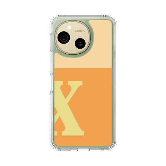 スリムプロテクションケース［ オリジナル - initial two tone - X orange ］