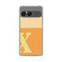 スリムプロテクションケース［ オリジナル - initial two tone - X orange ］