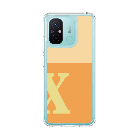 スリムプロテクションケース［ オリジナル - initial two tone - X orange ］