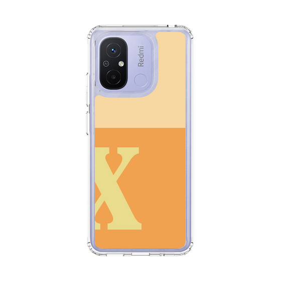 スリムプロテクションケース［ オリジナル - initial two tone - X orange ］