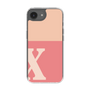 スリムプロテクションケース［ オリジナル - initial two tone - X pink ］