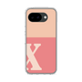 スリムプロテクションケース［ オリジナル - initial two tone - X pink ］